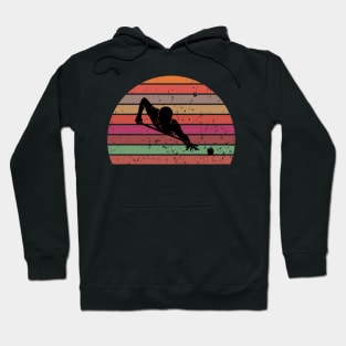 Billiards - vintage sunset design Hoodie